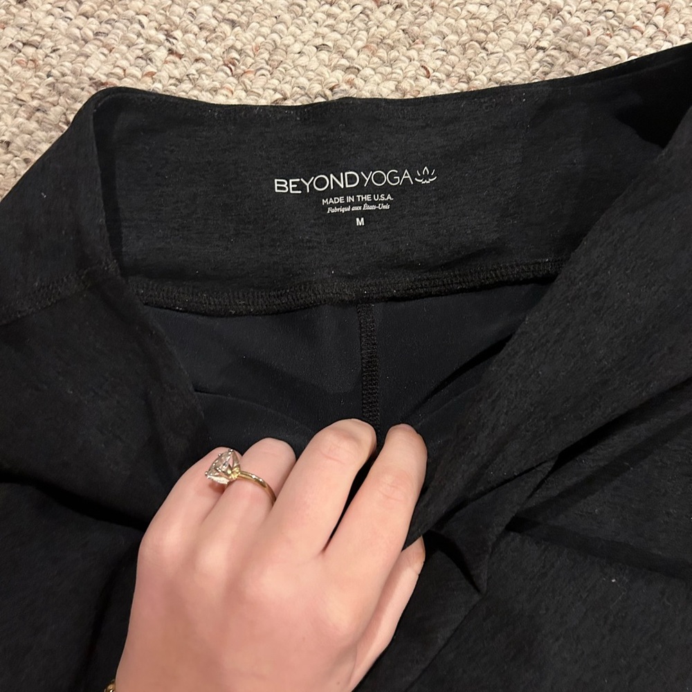 Beyond Yoga Black Skirt (with built in shorts)
